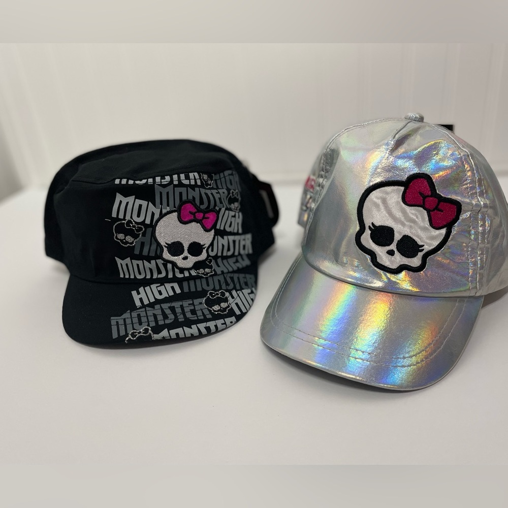 2 NWT Monster High hats